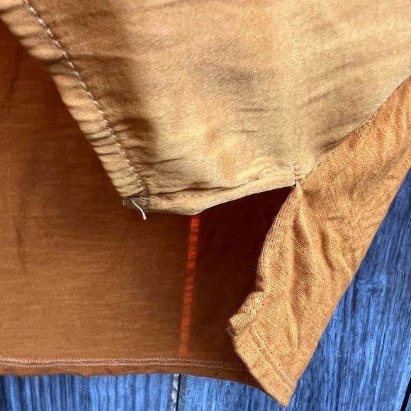 ANTHROPOLOGIE DOLAN Alvia mustard yellow peasant Embroidered top Women’s XS - Picture 9 of 12